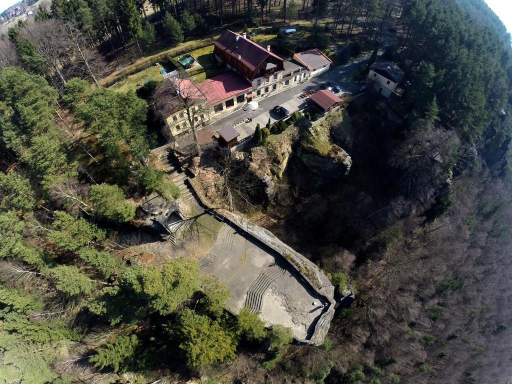 Hotel Garni Belveder Hřensko Exterior foto