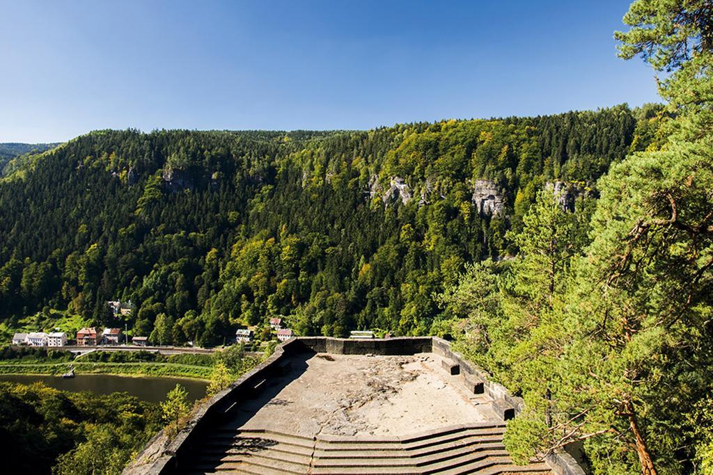 Hotel Garni Belveder Hřensko Exterior foto